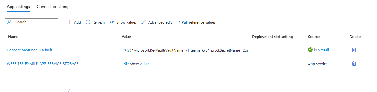 Azure App Service KeyVault Reference Identity Fix