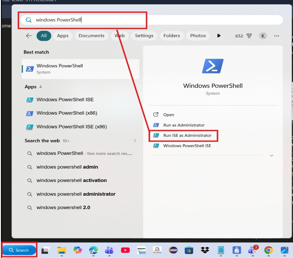 Right-click Run with PowerShell